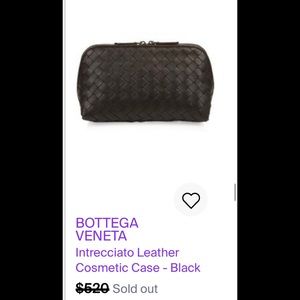 ✨Bottega Veneta cosmetic bag✨